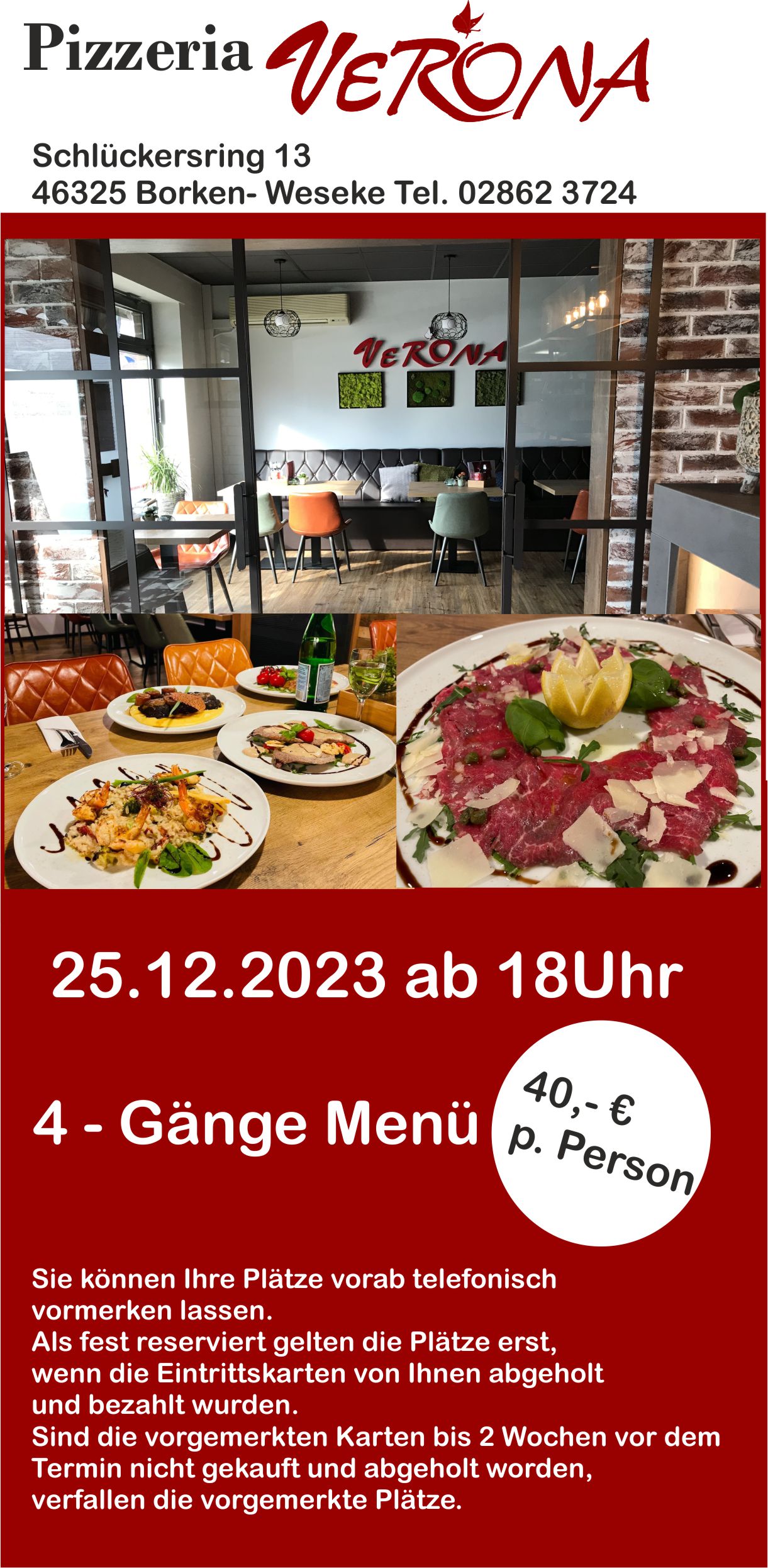 Weihnachtsessen, Borken, Weseke